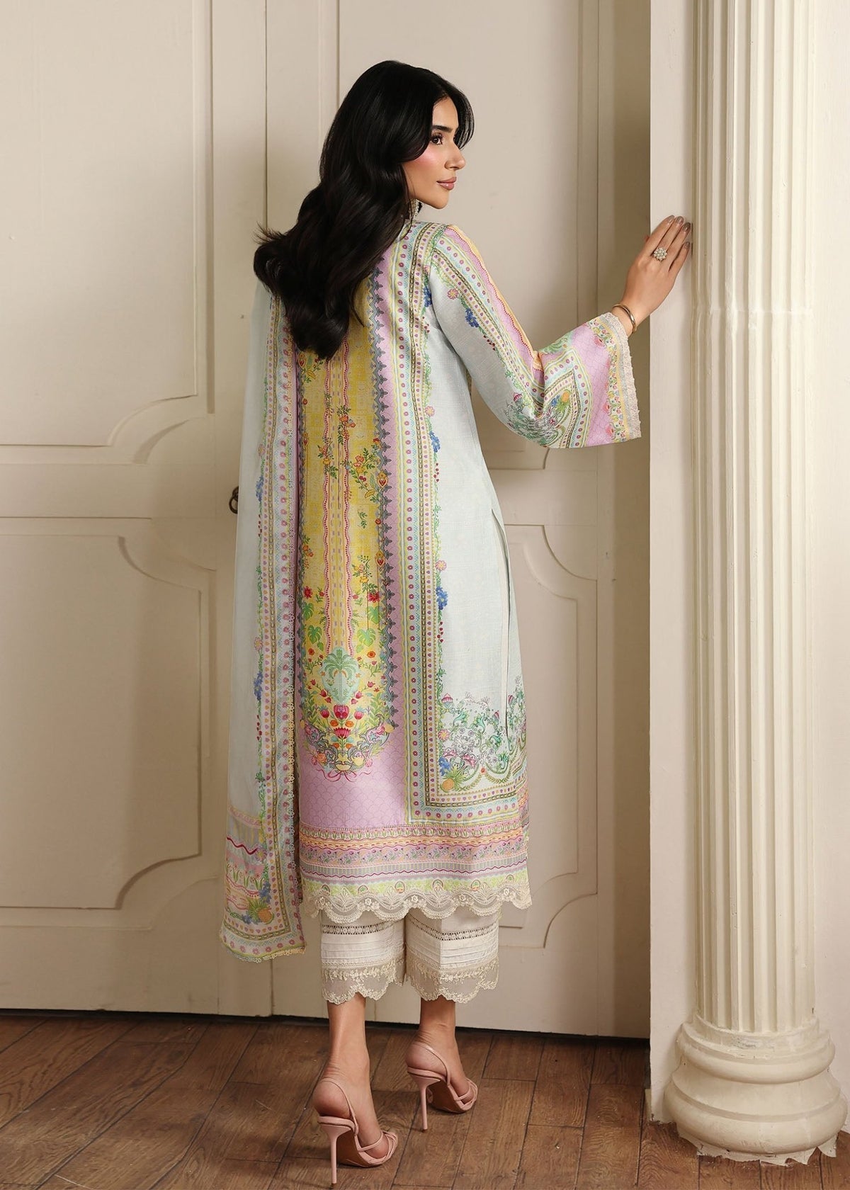 Kanwal Malik | Sorelle Luxe Silk 26 | kairo by Kanwal Malik - Designer Dress  - Type : Ladies Clothes - Available at Libayah - 100% Original 