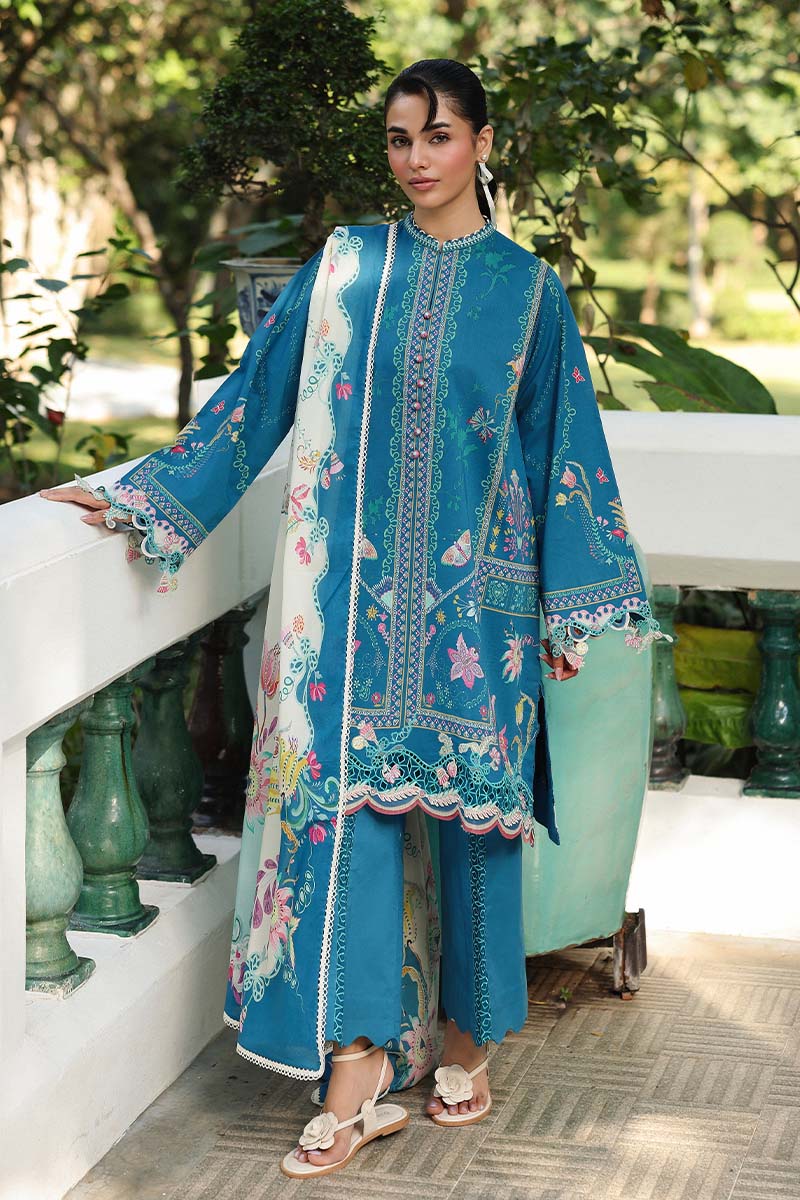 Qalamkar | Q Prints 26 | AX-05 (B) CAIRE by Qalamkar - Designer Dress  - Type : Ladies Clothes - Available at Libayah - 100% Original 
