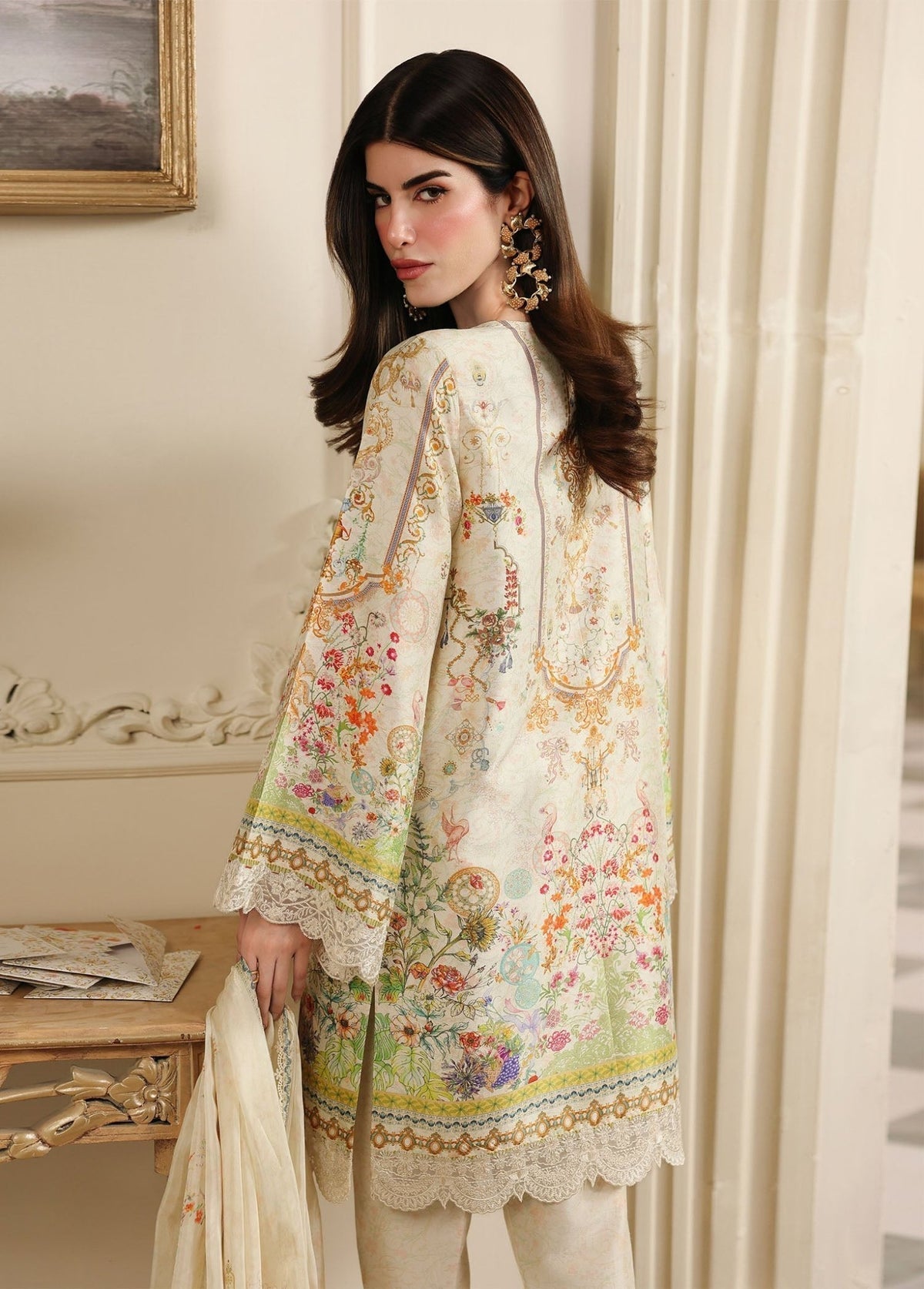 Kanwal Malik | Sorelle Luxe Silk 26 | Mirelle by Kanwal Malik - Designer Dress  - Type : Ladies Clothes - Available at Libayah - 100% Original 