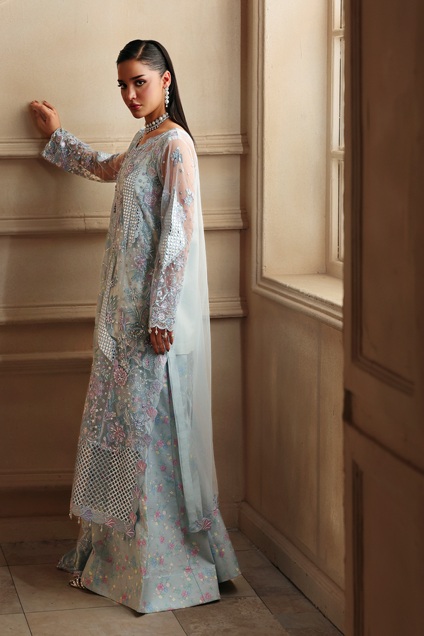 Rajbari | Sage Luxury Formals | Margot by Rajbari - Designer Dress  - Type : Ladies Clothes - Available at Libayah - 100% Original 