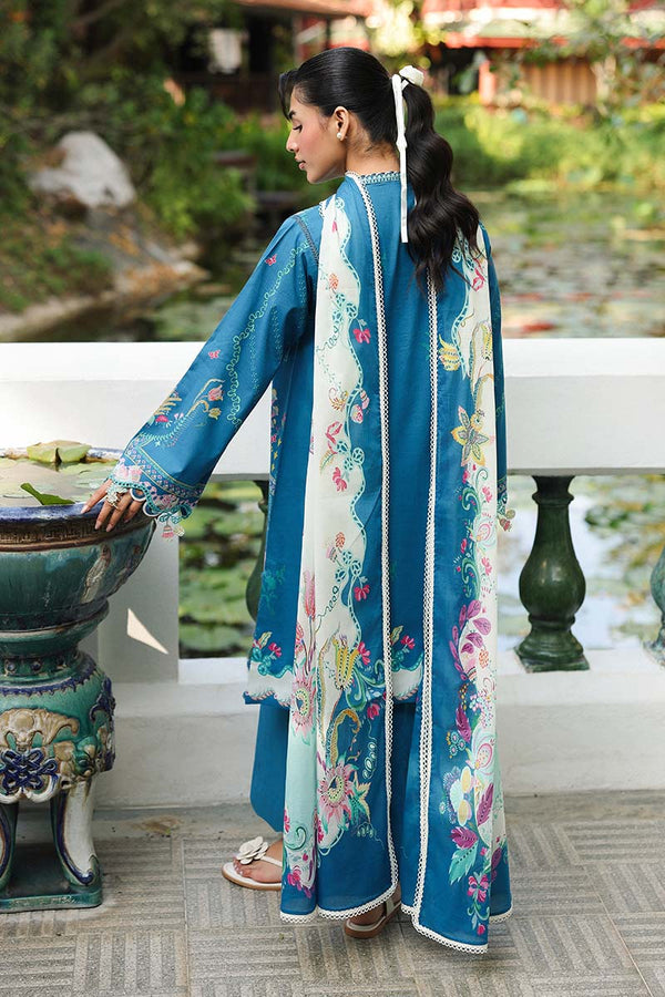 Qalamkar | Q Prints 26 | AX-05 (B) CAIRE by Qalamkar - Designer Dress  - Type : Ladies Clothes - Available at Libayah - 100% Original 
