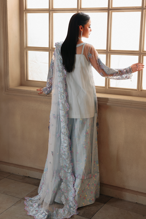 Rajbari | Sage Luxury Formals | Margot by Rajbari - Designer Dress  - Type : Ladies Clothes - Available at Libayah - 100% Original 
