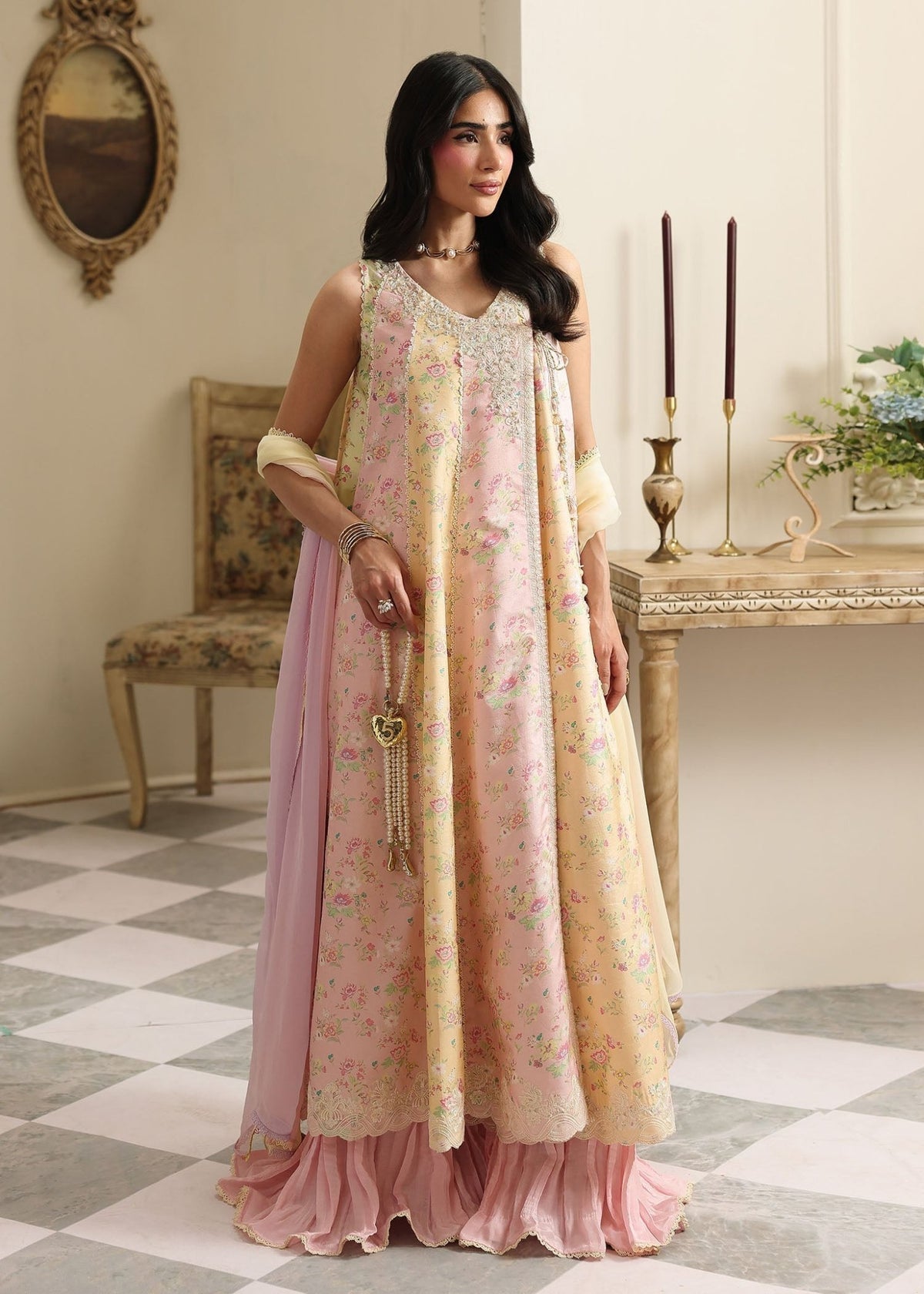 Kanwal Malik | Sorelle Luxe Silk 26 | Liora by Kanwal Malik - Designer Dress  - Type : Ladies Clothes - Available at Libayah - 100% Original 