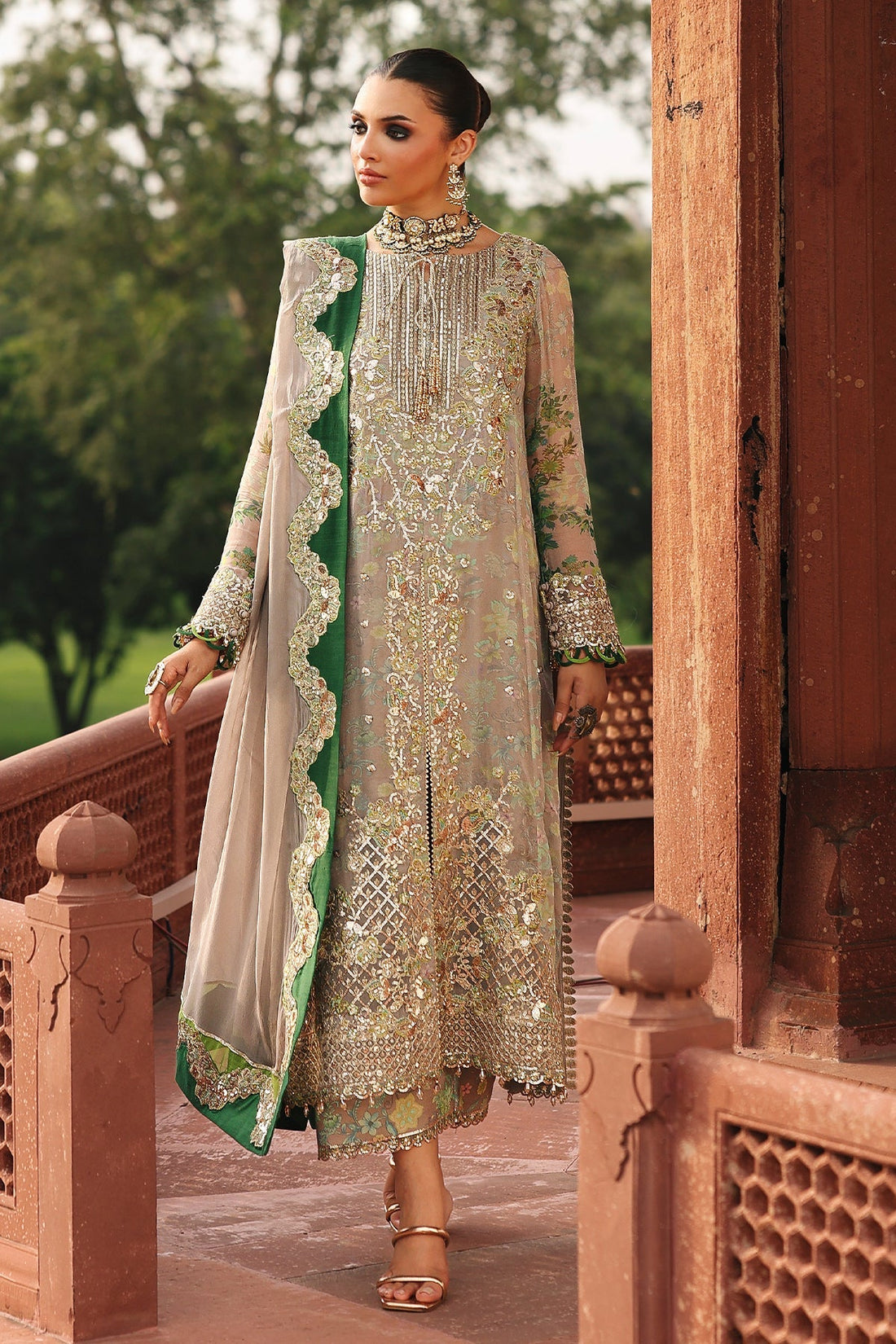 Charizma | Vasal Chiffon 25 | VSL25-23 D by Charizma - Designer Dress  - Type : Ladies Clothes - Available at Libayah - 100% Original 
