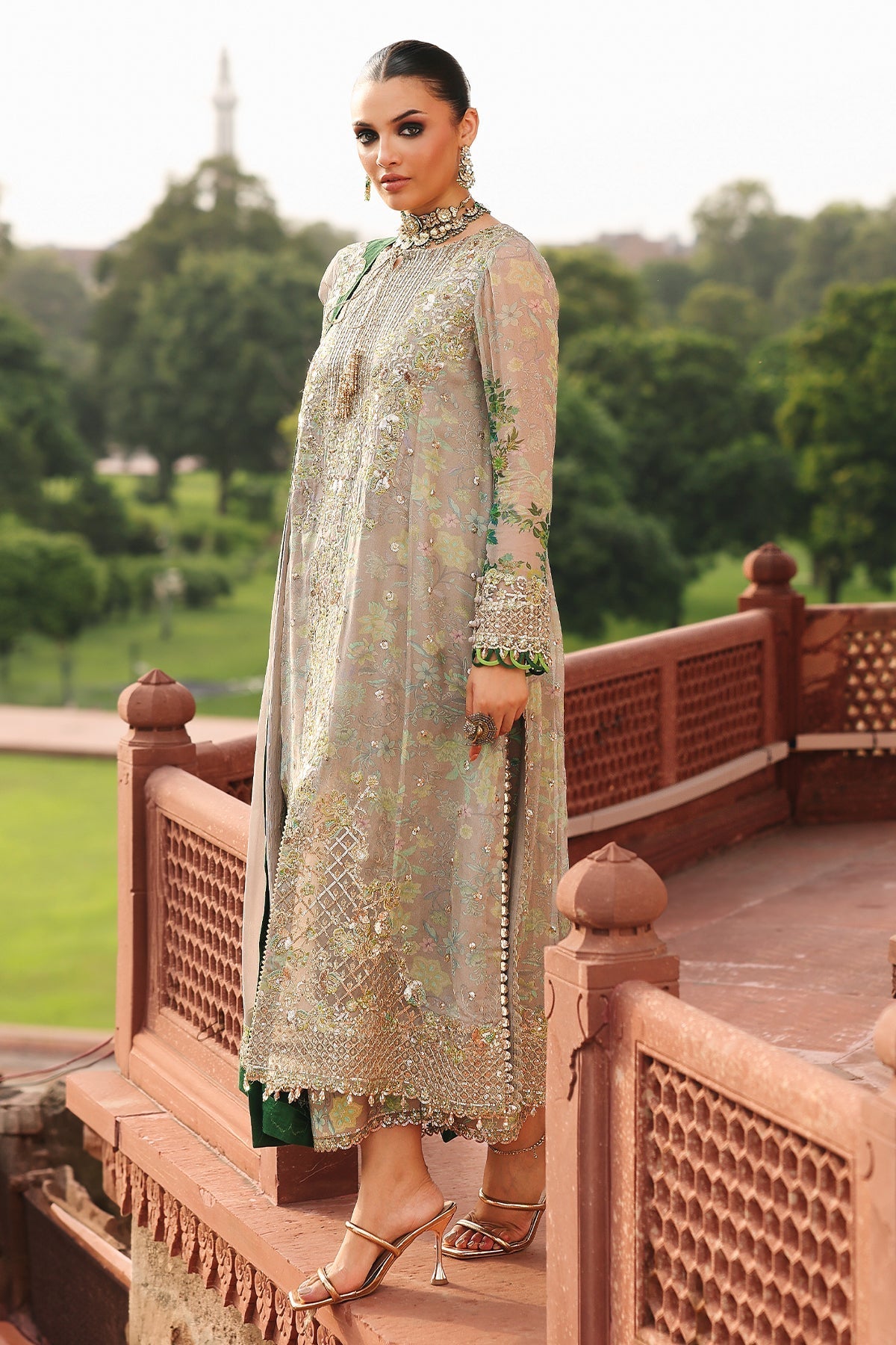 Charizma | Vasal Chiffon 25 | VSL25-23 D by Charizma - Designer Dress  - Type : Ladies Clothes - Available at Libayah - 100% Original 