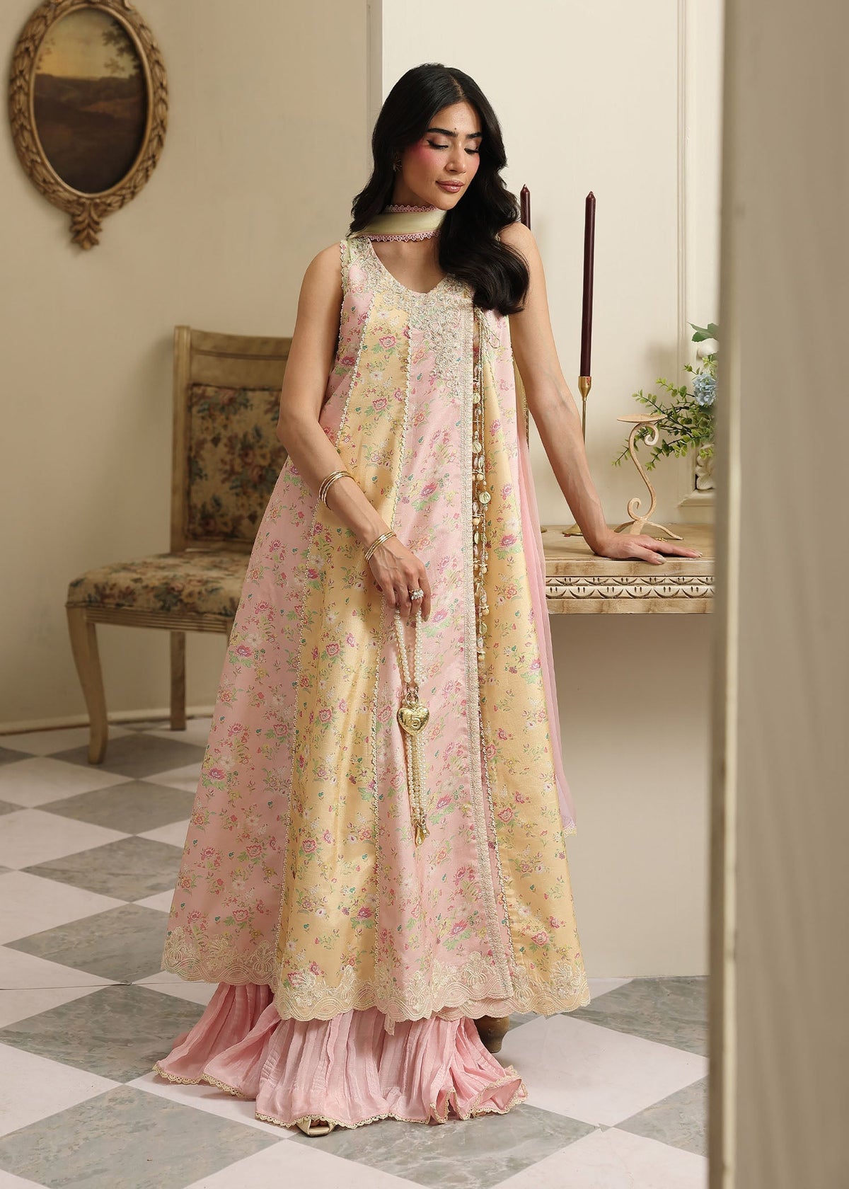 Kanwal Malik | Sorelle Luxe Silk 26 | Liora by Kanwal Malik - Designer Dress  - Type : Ladies Clothes - Available at Libayah - 100% Original 