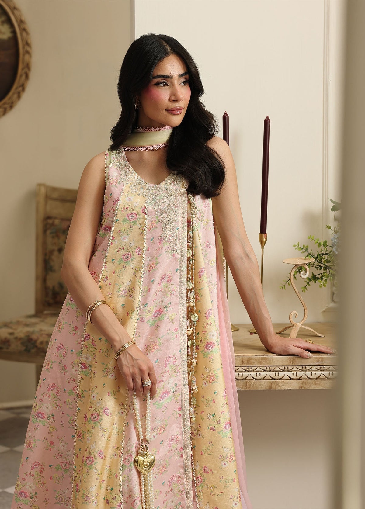 Kanwal Malik | Sorelle Luxe Silk 26 | Liora by Kanwal Malik - Designer Dress  - Type : Ladies Clothes - Available at Libayah - 100% Original 