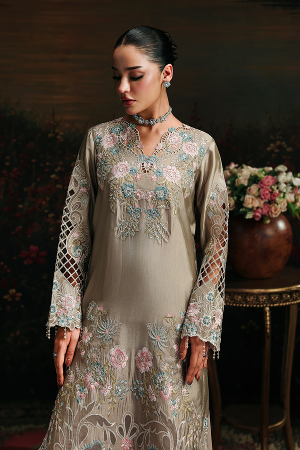 Rajbari | Sage Luxury Formals | Isla by Rajbari - Designer Dress  - Type : Ladies Clothes - Available at Libayah - 100% Original 