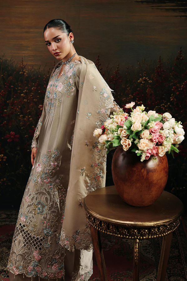 Rajbari | Sage Luxury Formals | Isla by Rajbari - Designer Dress  - Type : Ladies Clothes - Available at Libayah - 100% Original 