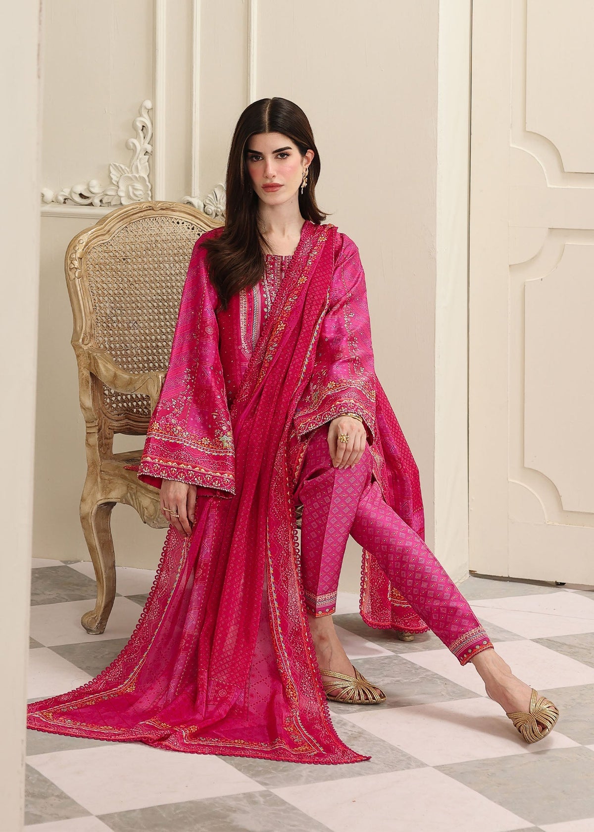 Kanwal Malik | Sorelle Luxe Silk 26 | Ziven by Kanwal Malik - Designer Dress  - Type : Ladies Clothes - Available at Libayah - 100% Original 
