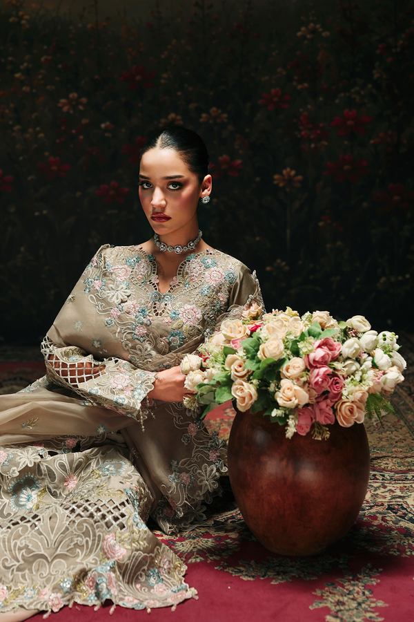 Rajbari | Sage Luxury Formals | Isla by Rajbari - Designer Dress  - Type : Ladies Clothes - Available at Libayah - 100% Original 