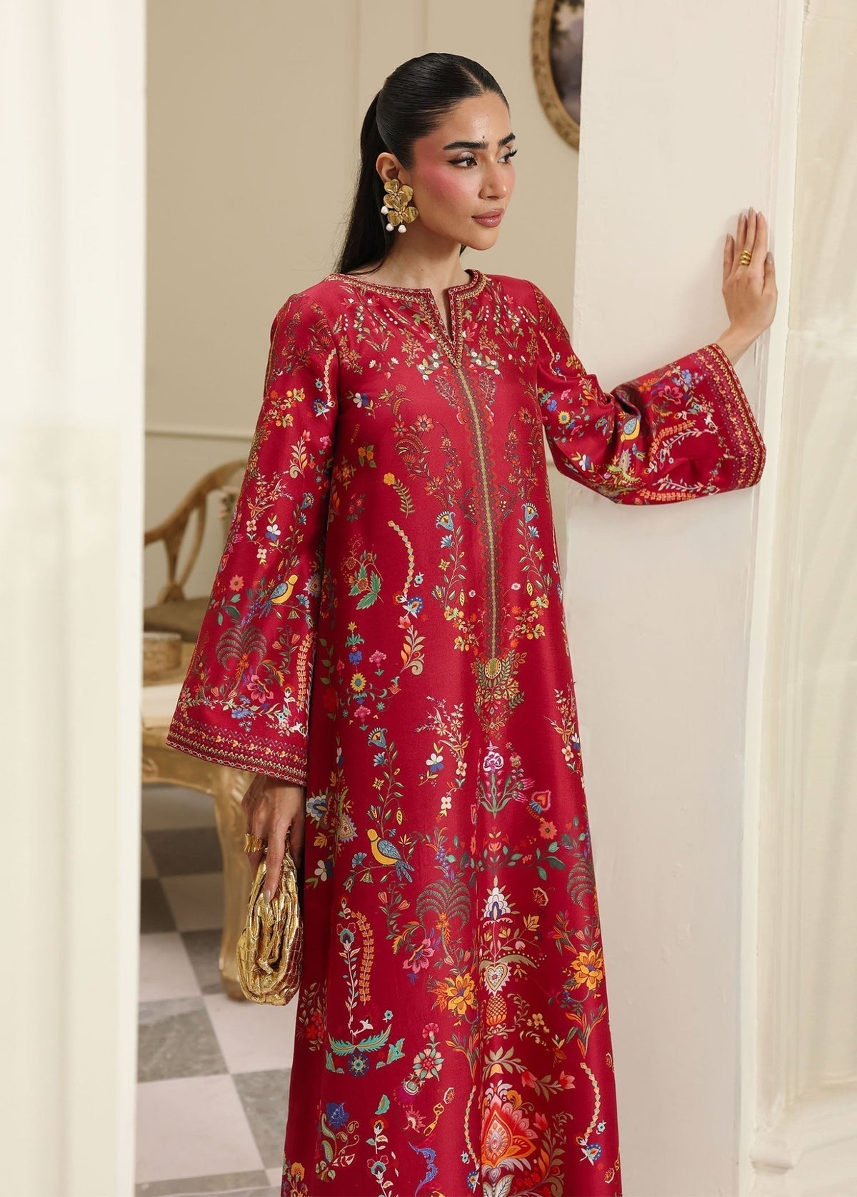 Kanwal Malik | Sorelle Luxe Silk 26 | Rhea by Kanwal Malik - Designer Dress  - Type : Ladies Clothes - Available at Libayah - 100% Original 