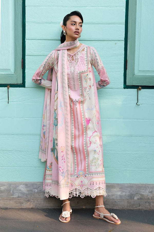 Qalamkar | Q Prints 26 | AX-06 (A) ELARA by Qalamkar - Designer Dress  - Type : Ladies Clothes - Available at Libayah - 100% Original 