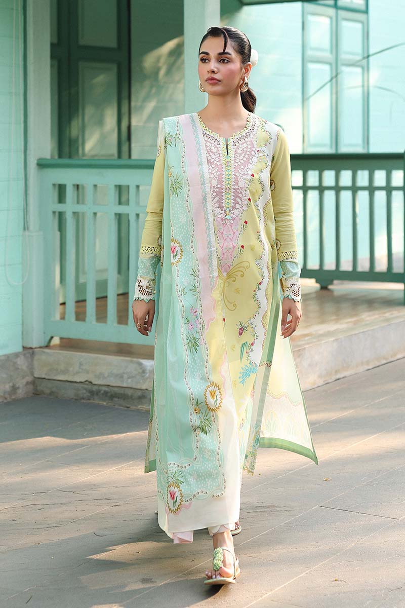 Qalamkar | Q Prints 26 | AX-10 (A) JOVIE by Qalamkar - Designer Dress  - Type : Ladies Clothes - Available at Libayah - 100% Original 