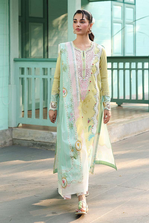 Qalamkar | Q Prints 26 | AX-10 (A) JOVIE by Qalamkar - Designer Dress  - Type : Ladies Clothes - Available at Libayah - 100% Original 
