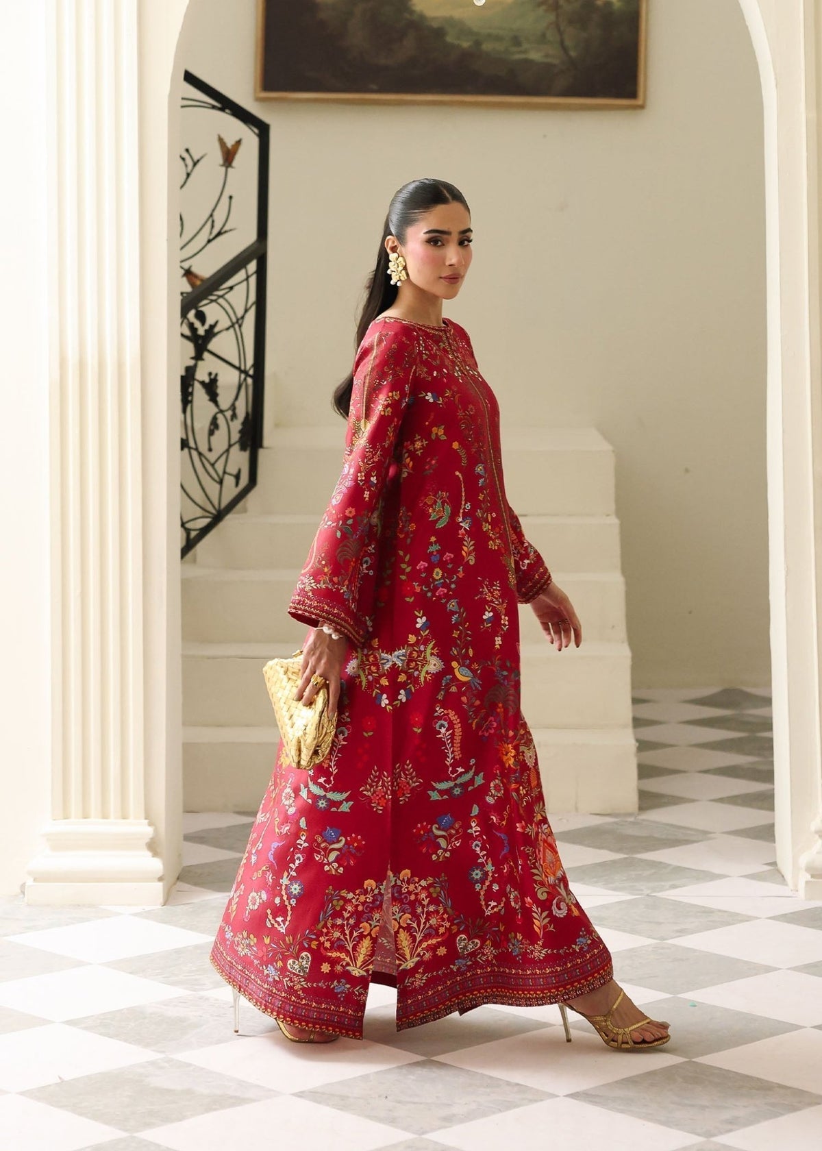 Kanwal Malik | Sorelle Luxe Silk 26 | Rhea by Kanwal Malik - Designer Dress  - Type : Ladies Clothes - Available at Libayah - 100% Original 