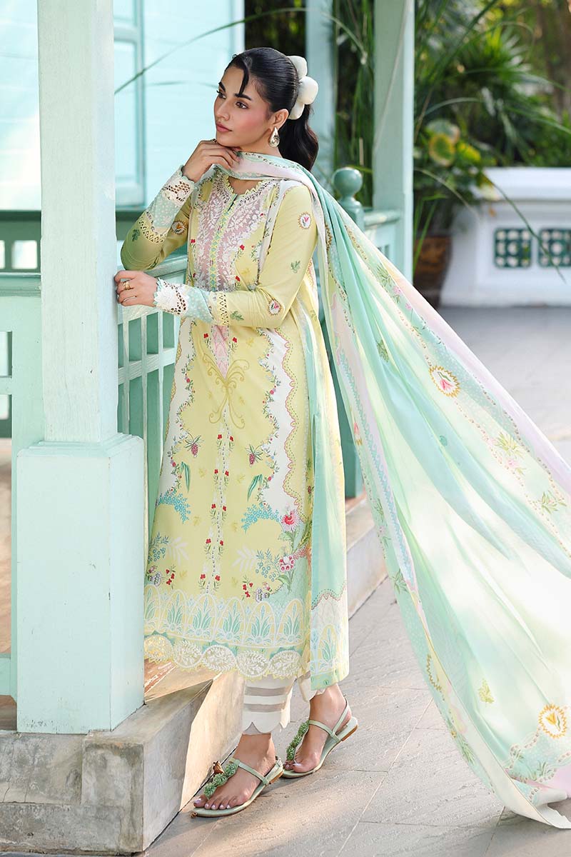 Qalamkar | Q Prints 26 | AX-10 (A) JOVIE by Qalamkar - Designer Dress  - Type : Ladies Clothes - Available at Libayah - 100% Original 