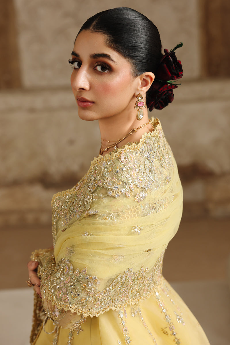 Qalamkar | Shadmaani Formals 25 | RH-06 HOOR by Qalamkar - Designer Dress - Type : Ladies Clothes - Available at Libayah - 100% Original 