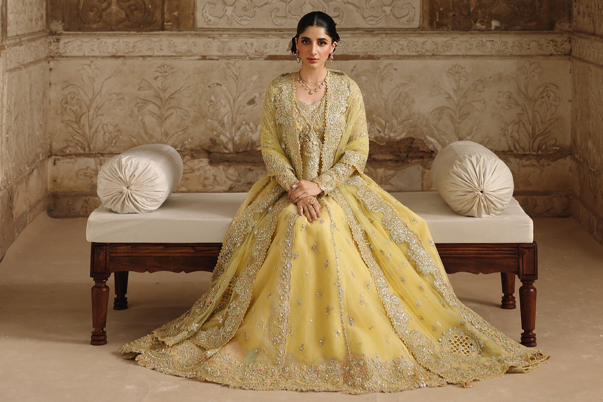Qalamkar | Shadmaani Formals 25 | RH-06 HOOR by Qalamkar - Designer Dress - Type : Ladies Clothes - Available at Libayah - 100% Original 