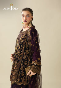Asim Jofa | Makhmal Velvet 25 | AJULM-02 by Asim Jofa - Designer Dress  - Type : Ladies Clothes - Available at Libayah - 100% Original 