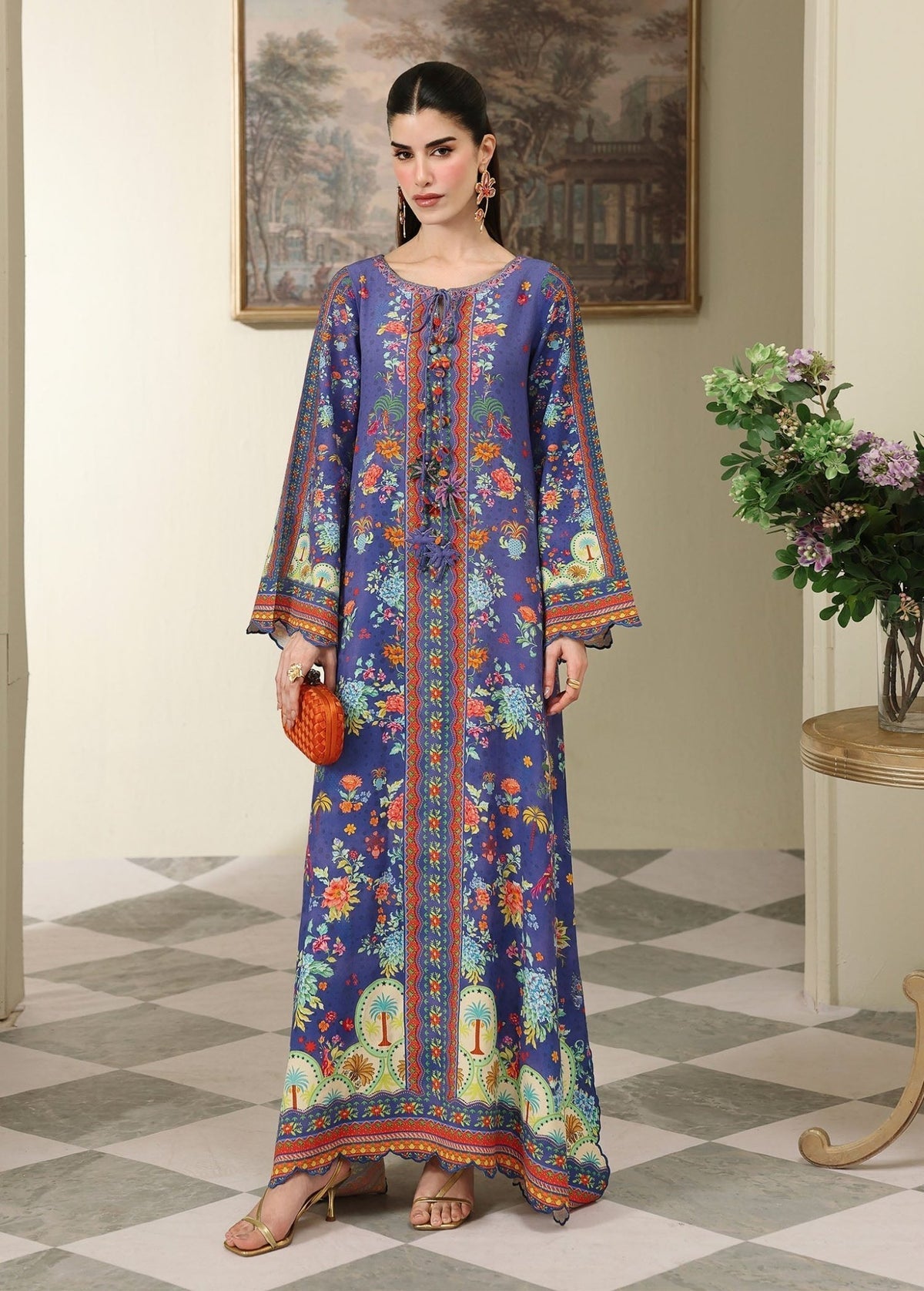 Kanwal Malik | Sorelle Luxe Silk 26 | Noire by Kanwal Malik - Designer Dress  - Type : Ladies Clothes - Available at Libayah - 100% Original 