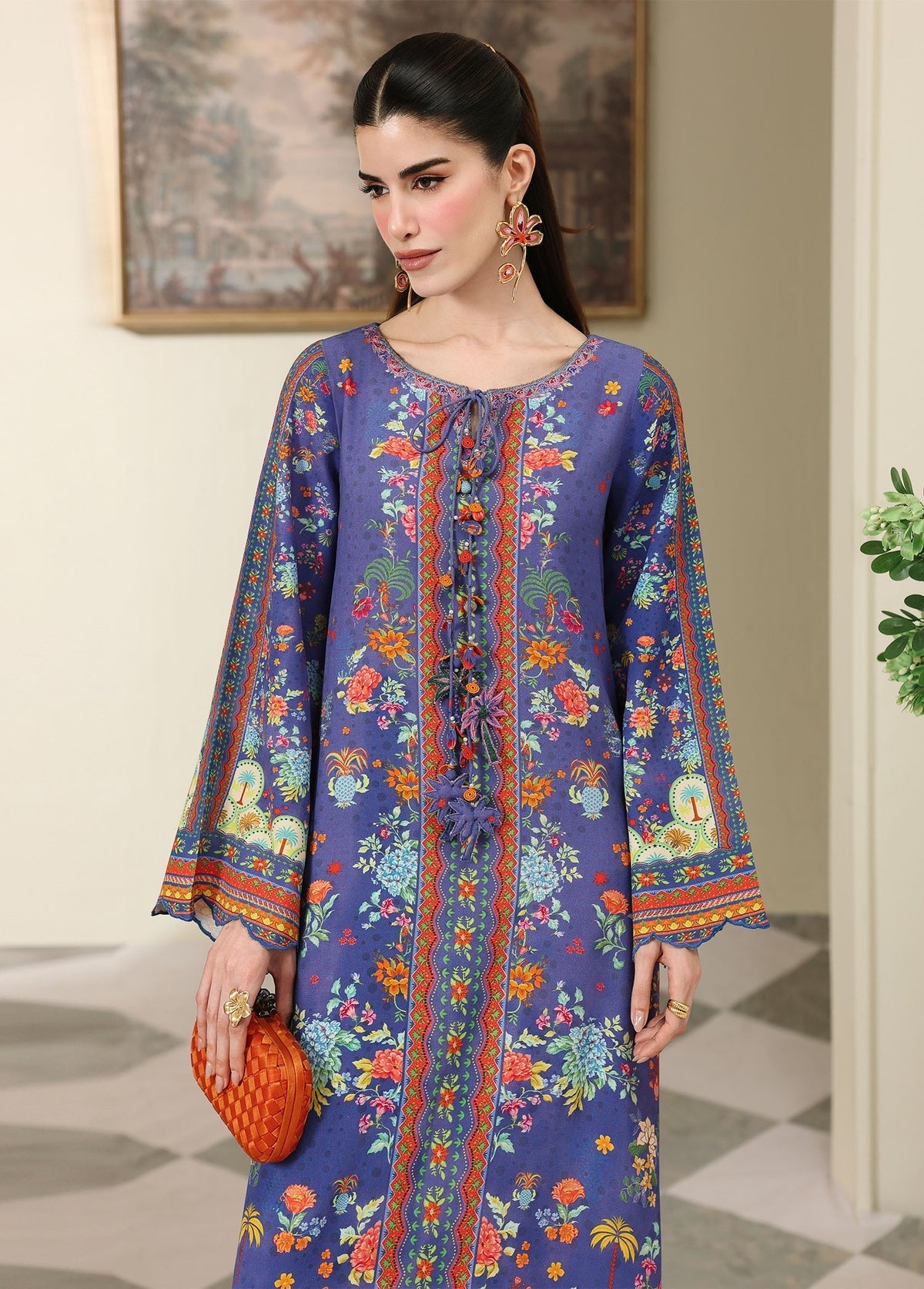 Kanwal Malik | Sorelle Luxe Silk 26 | Noire by Kanwal Malik - Designer Dress  - Type : Ladies Clothes - Available at Libayah - 100% Original 