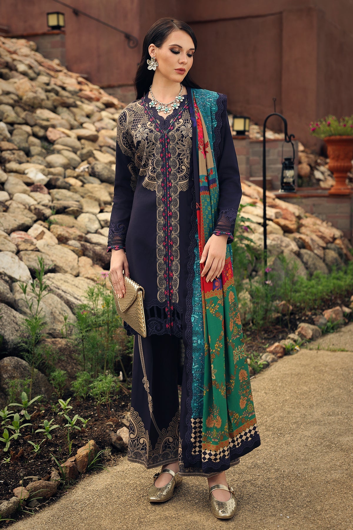 Charizma | Combination Linen 26 | CCW7-13 by Charizma - Designer Dress  - Type : Ladies Clothes - Available at Libayah - 100% Original 