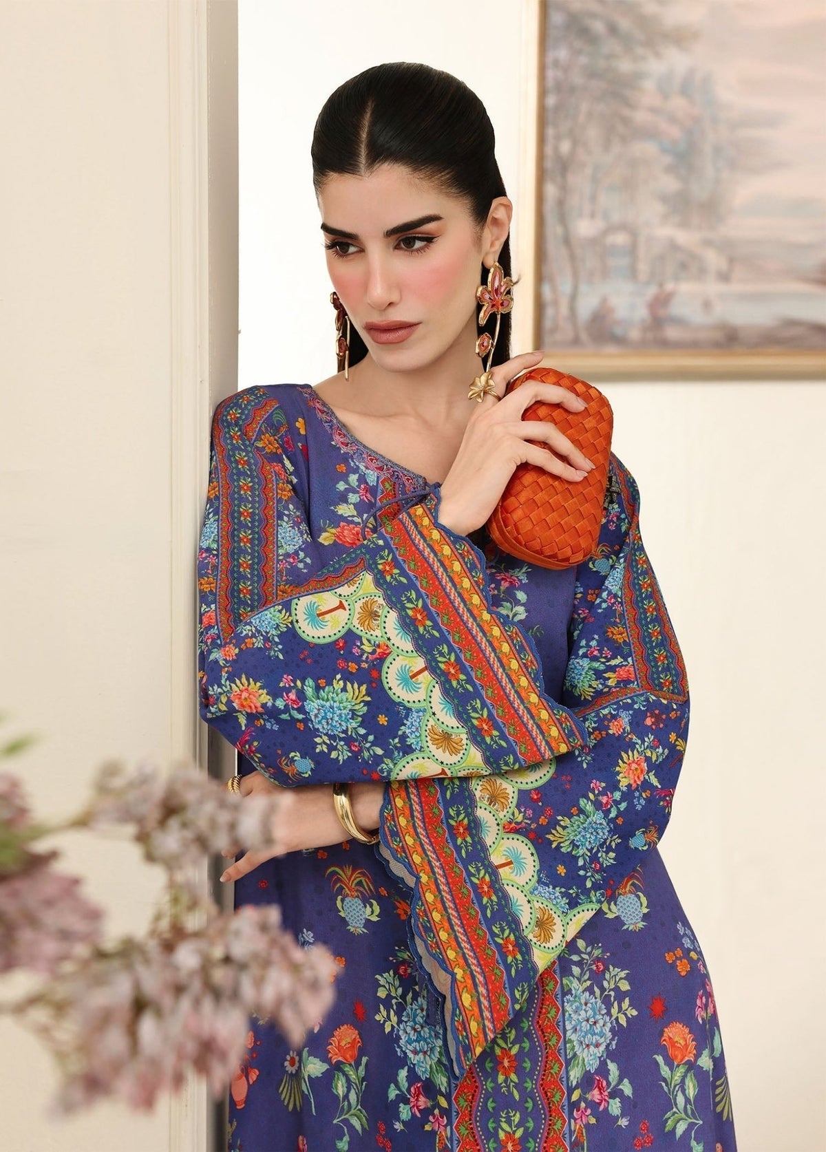Kanwal Malik | Sorelle Luxe Silk 26 | Noire by Kanwal Malik - Designer Dress  - Type : Ladies Clothes - Available at Libayah - 100% Original 