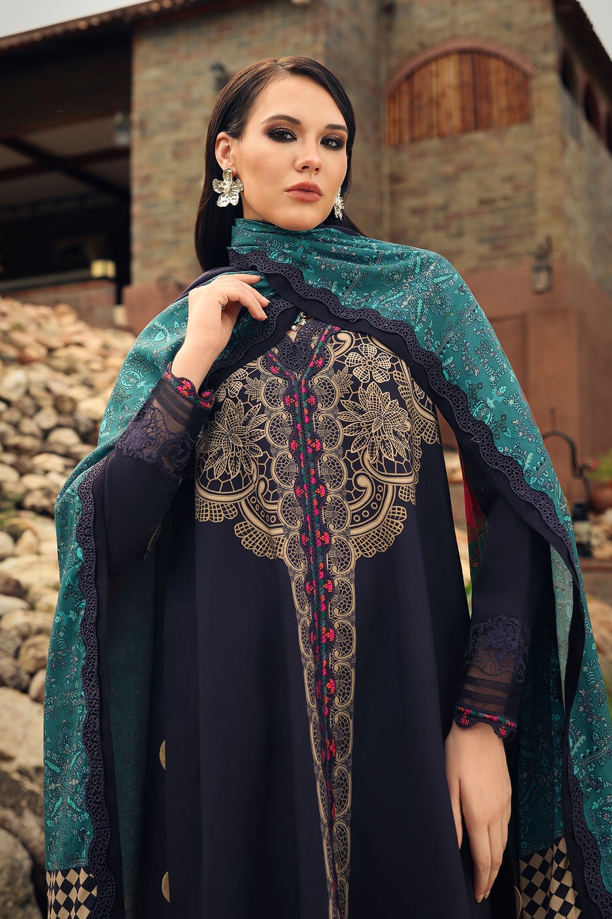 Charizma | Combination Linen 26 | CCW7-13 by Charizma - Designer Dress  - Type : Ladies Clothes - Available at Libayah - 100% Original 
