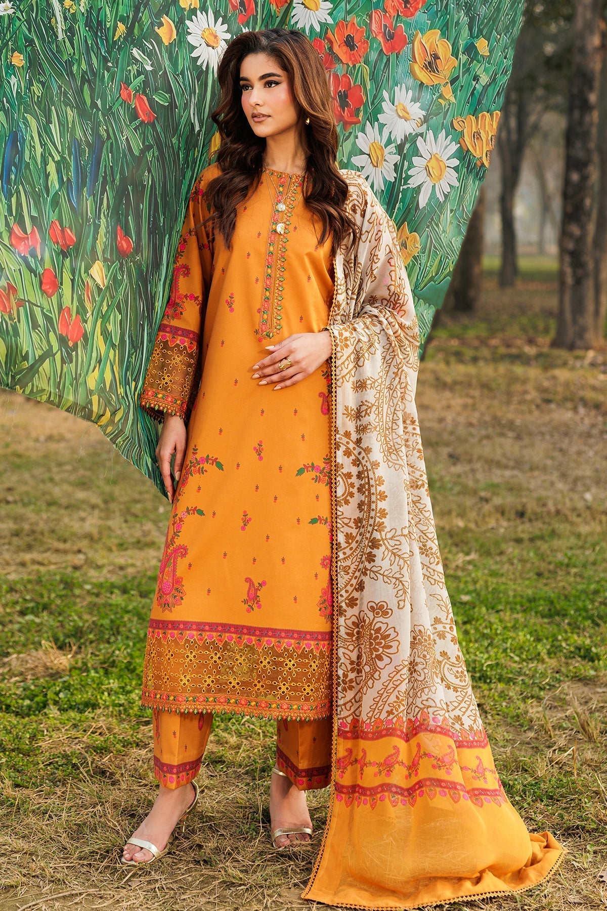Afrozeh | Basic Pret 26 RTW | NACRE by Afrozeh - Designer Dress  - Type : Ladies Clothes - Available at Libayah - 100% Original 