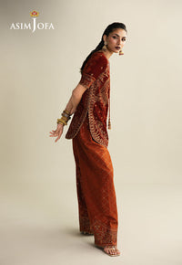 Asim Jofa | Makhmal Velvet 25 | AJULM-08 by Asim Jofa - Designer Dress  - Type : Ladies Clothes - Available at Libayah - 100% Original 