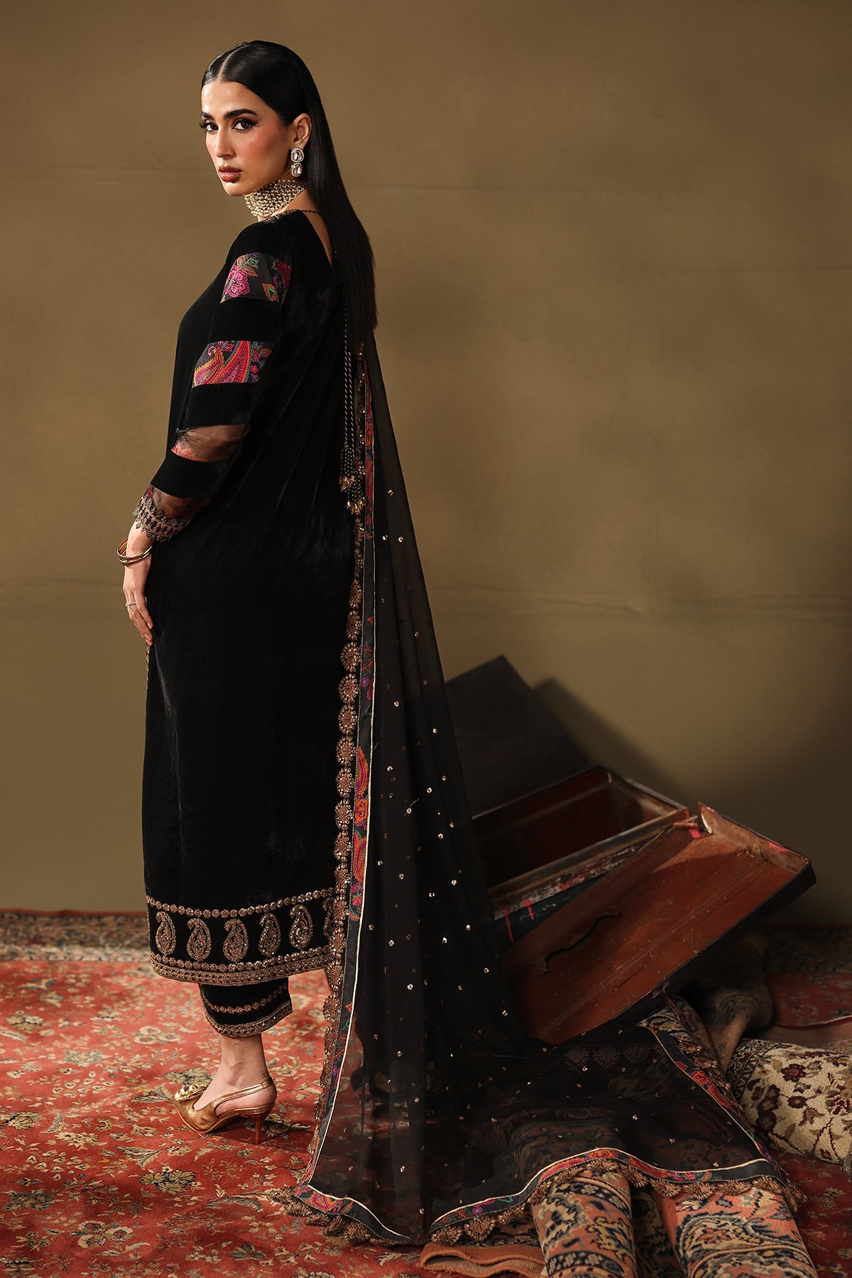 Charizma | Signora Velvet 25 | CVT5-01 by Charizma - Designer Dress  - Type : Ladies Clothes - Available at Libayah - 100% Original 
