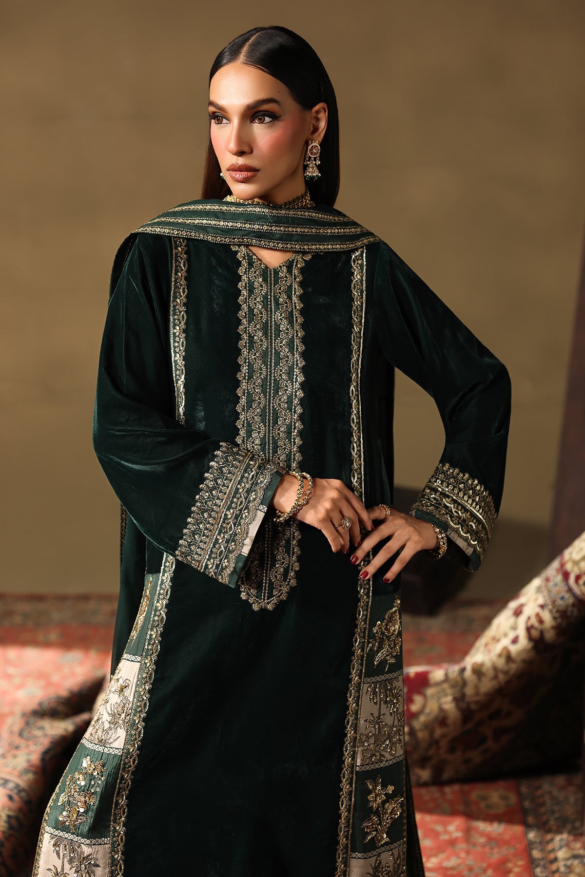 Charizma | Signora Velvet 25 | CVT5-05 by Charizma - Designer Dress  - Type : Ladies Clothes - Available at Libayah - 100% Original 