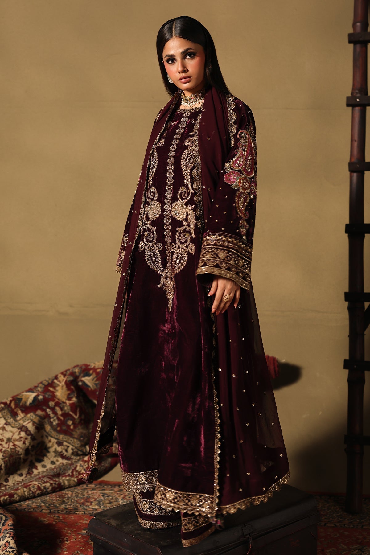 Charizma | Signora Velvet 25 | CVT5-06 by Charizma - Designer Dress  - Type : Ladies Clothes - Available at Libayah - 100% Original 