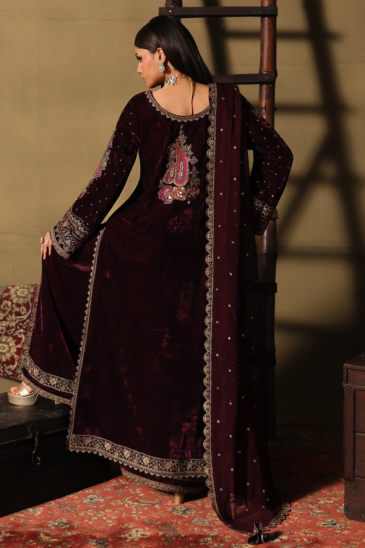 Charizma | Signora Velvet 25 | CVT5-06 by Charizma - Designer Dress  - Type : Ladies Clothes - Available at Libayah - 100% Original 