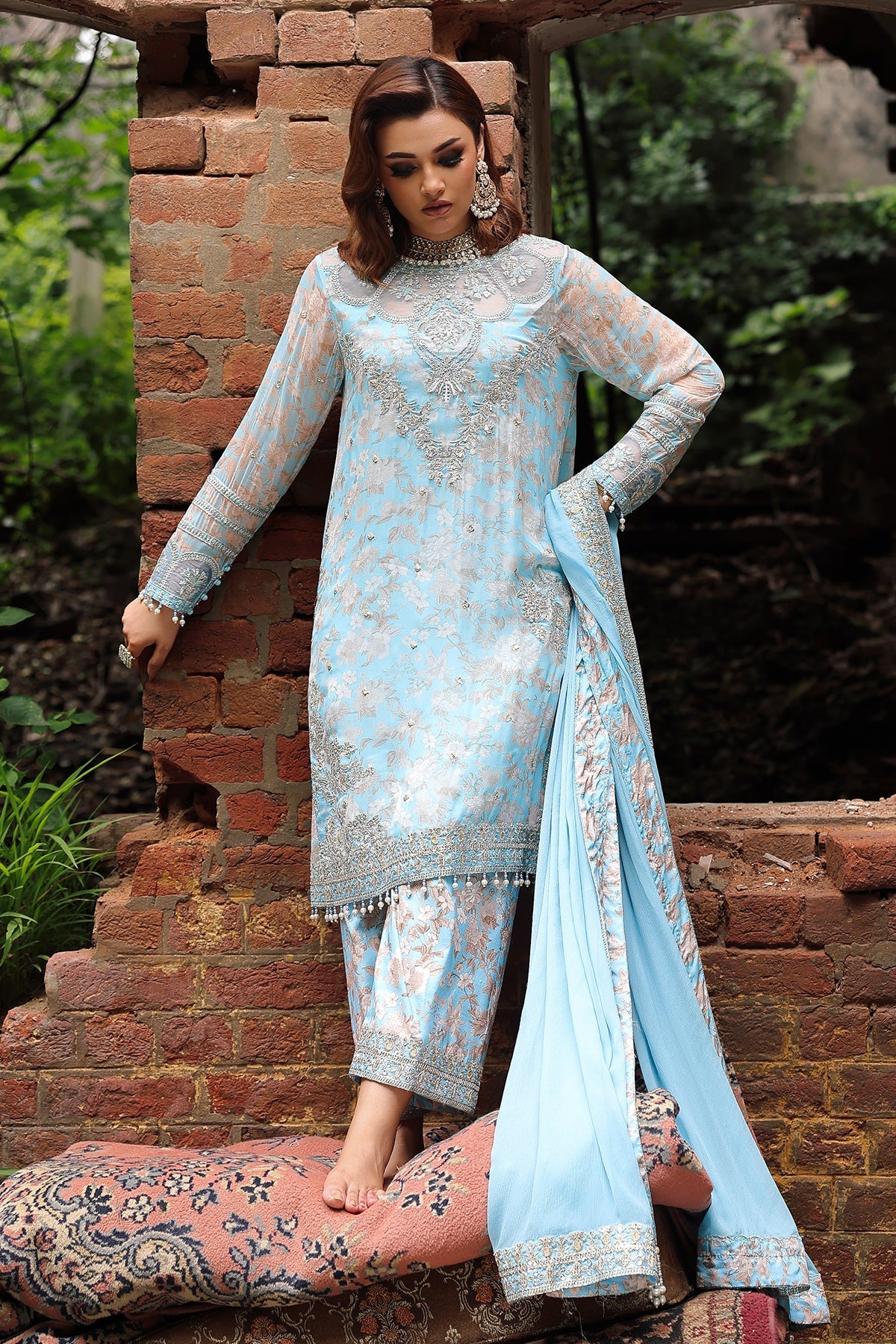 Charizma | Vasal Chiffon | VSL6-15 by Charizma - Designer Dress  - Type : Ladies Clothes - Available at Libayah - 100% Original 