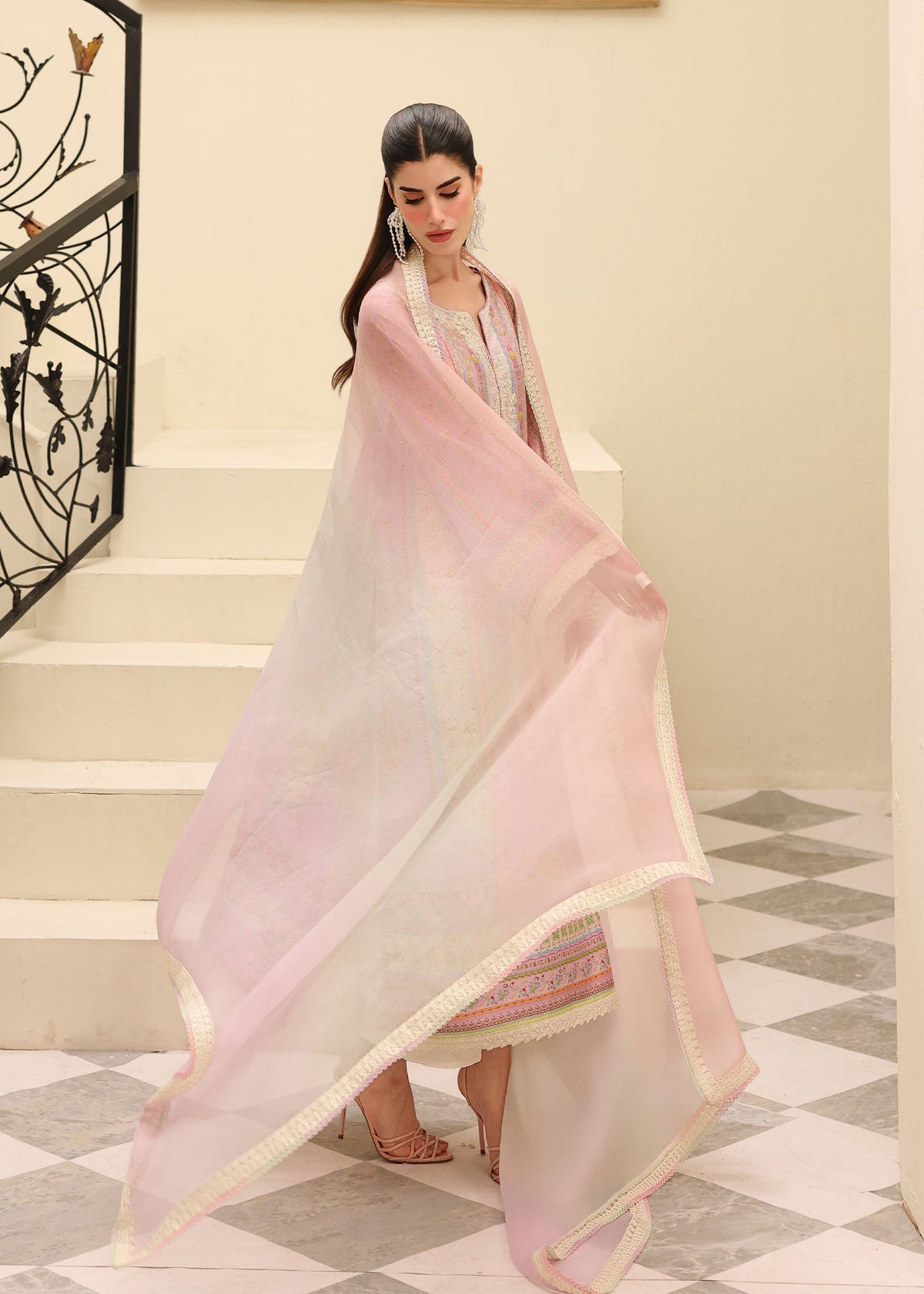 Kanwal Malik | Sorelle Luxe Silk 26 | Roselle by Kanwal Malik - Designer Dress  - Type : Ladies Clothes - Available at Libayah - 100% Original 
