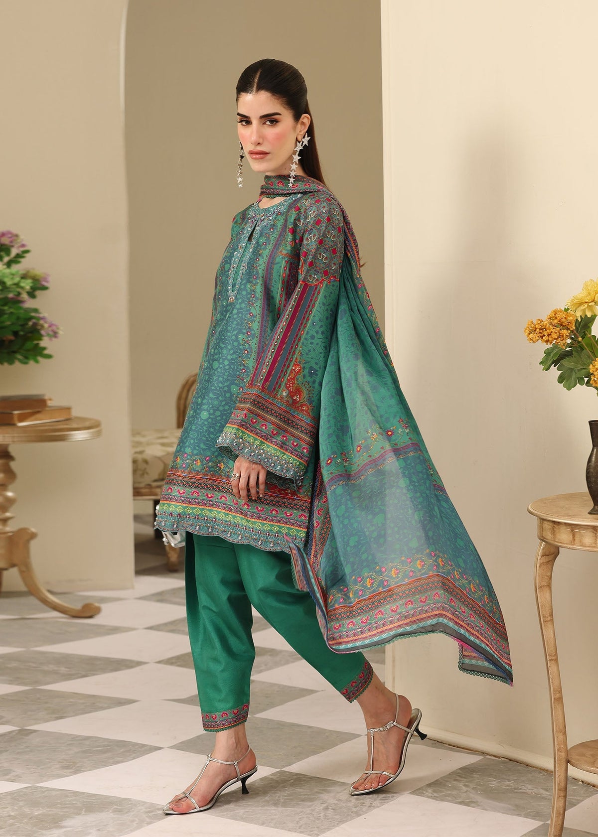Kanwal Malik | Sorelle Luxe Silk 26 | Jiana by Kanwal Malik - Designer Dress  - Type : Ladies Clothes - Available at Libayah - 100% Original 