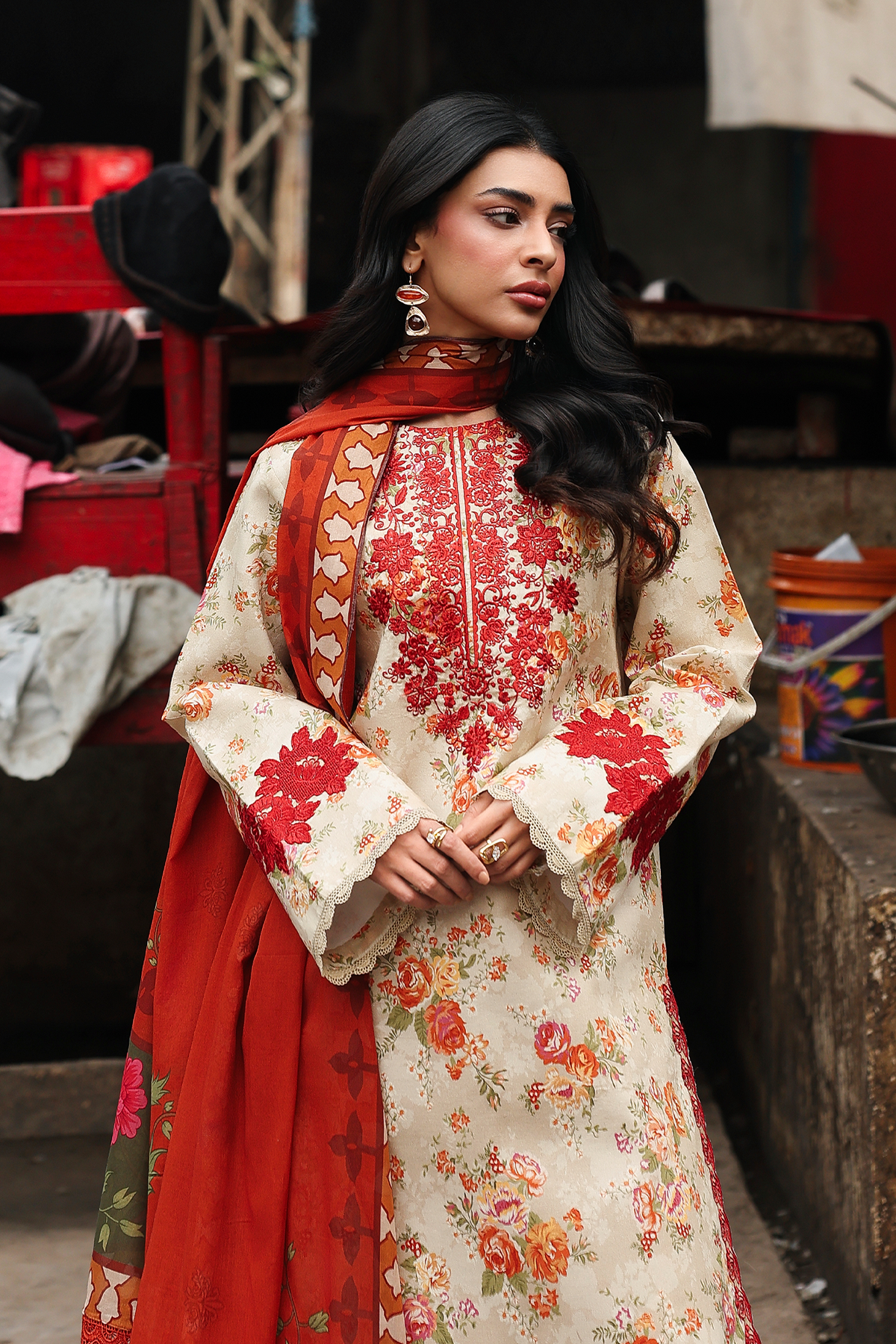 Rajbari | Nissa Floral Symphony | Vol. II | 01 - by Libayah - Registered Vendor of : Rajbari - 100% Original Designer Dress