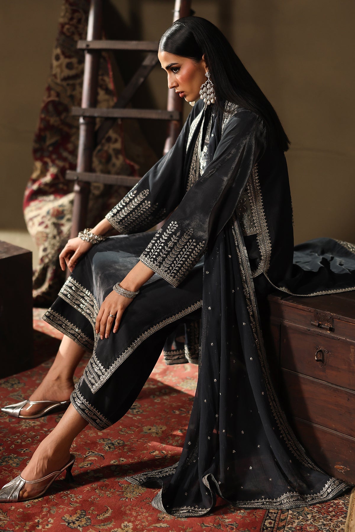 Charizma | Signora Velvet 25 | CVT5-03 by Charizma - Designer Dress  - Type : Ladies Clothes - Available at Libayah - 100% Original 