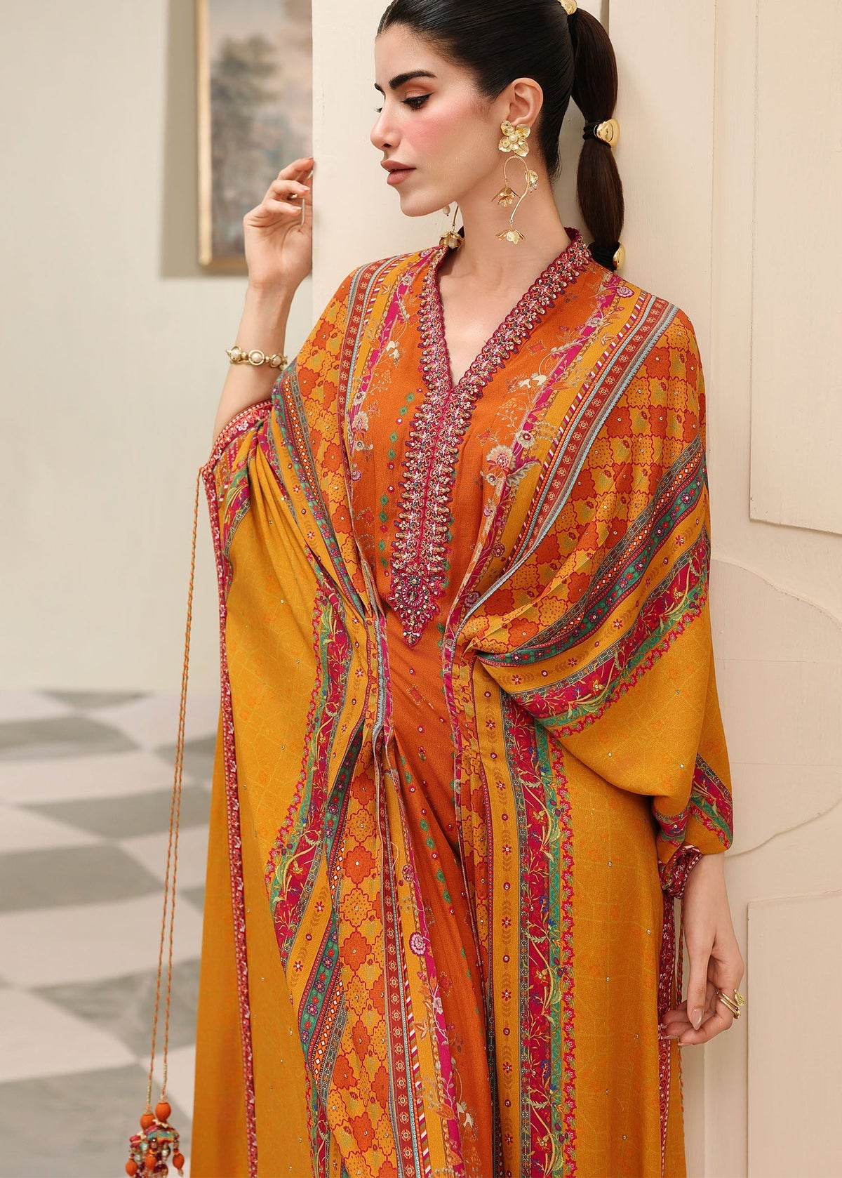 Kanwal Malik | Sorelle Luxe Silk 26 | Eira by Kanwal Malik - Designer Dress  - Type : Ladies Clothes - Available at Libayah - 100% Original 