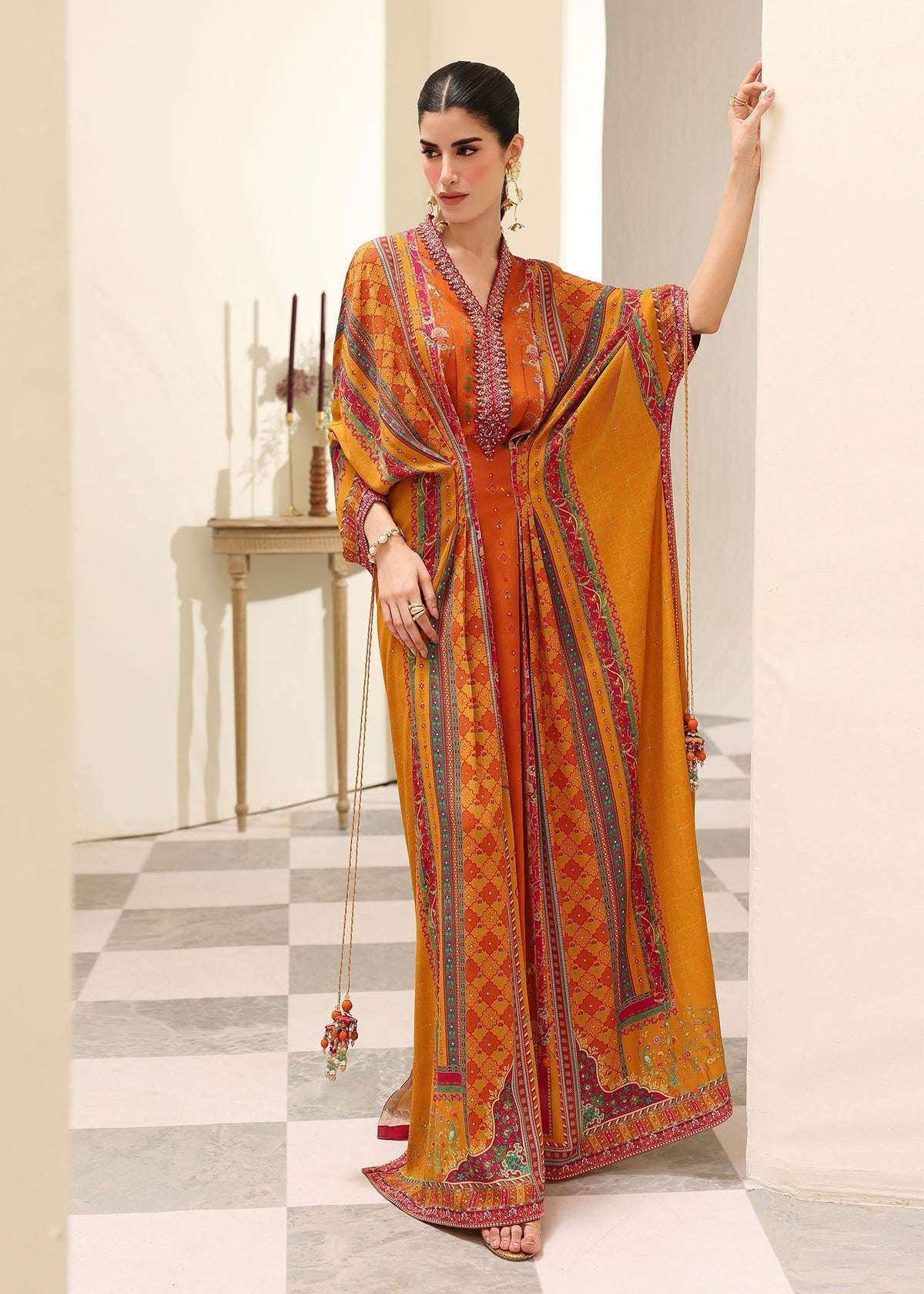 Kanwal Malik | Sorelle Luxe Silk 26 | Eira by Kanwal Malik - Designer Dress  - Type : Ladies Clothes - Available at Libayah - 100% Original 