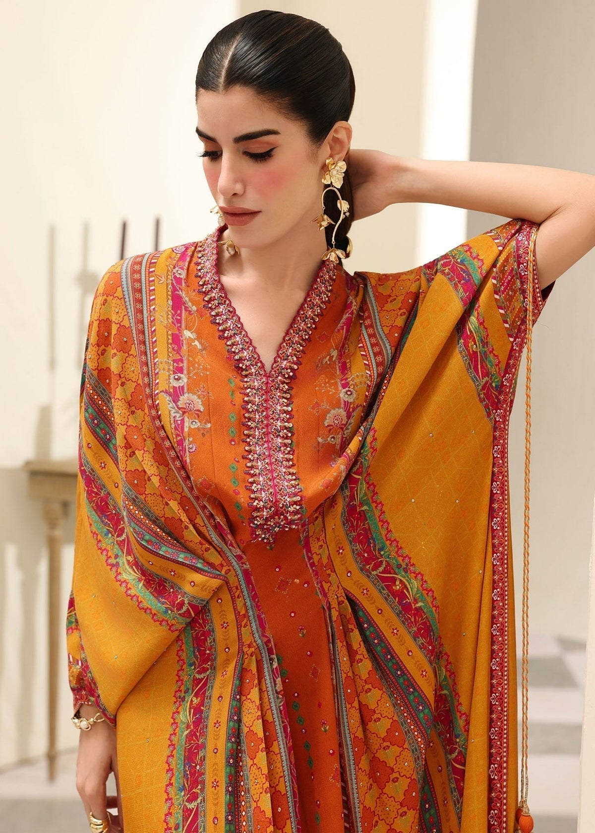 Kanwal Malik | Sorelle Luxe Silk 26 | Eira by Kanwal Malik - Designer Dress  - Type : Ladies Clothes - Available at Libayah - 100% Original 