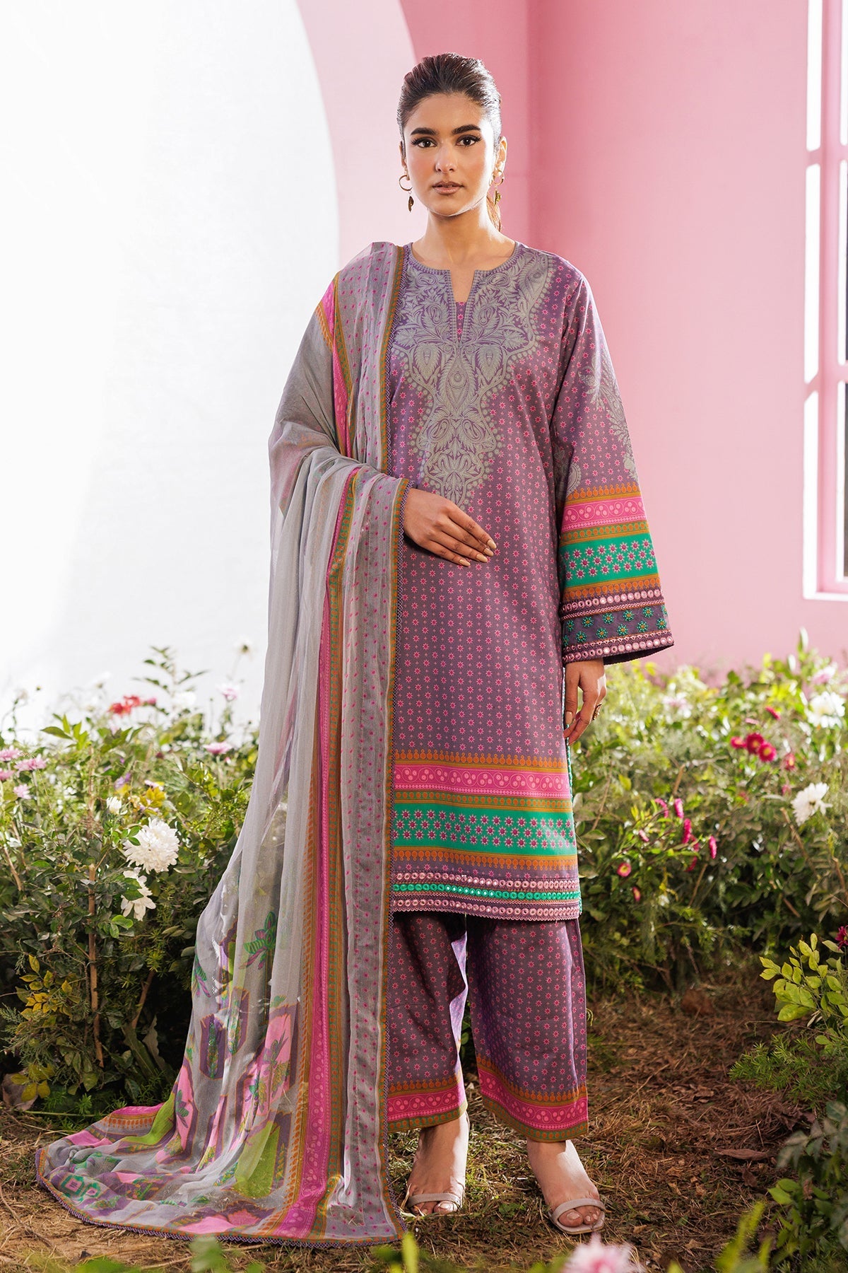 Afrozeh | Basic Pret 26 RTW | NACRE by Afrozeh - Designer Dress  - Type : Ladies Clothes - Available at Libayah - 100% Original 