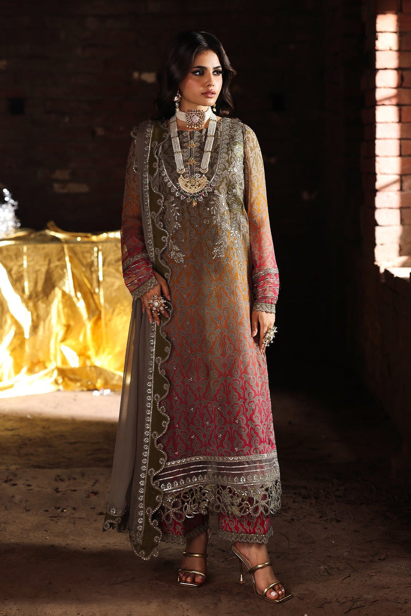 VSL25-37 – authentic Pakistani formal dress from the Charzima Vasal Chiffon collection for women in the UK