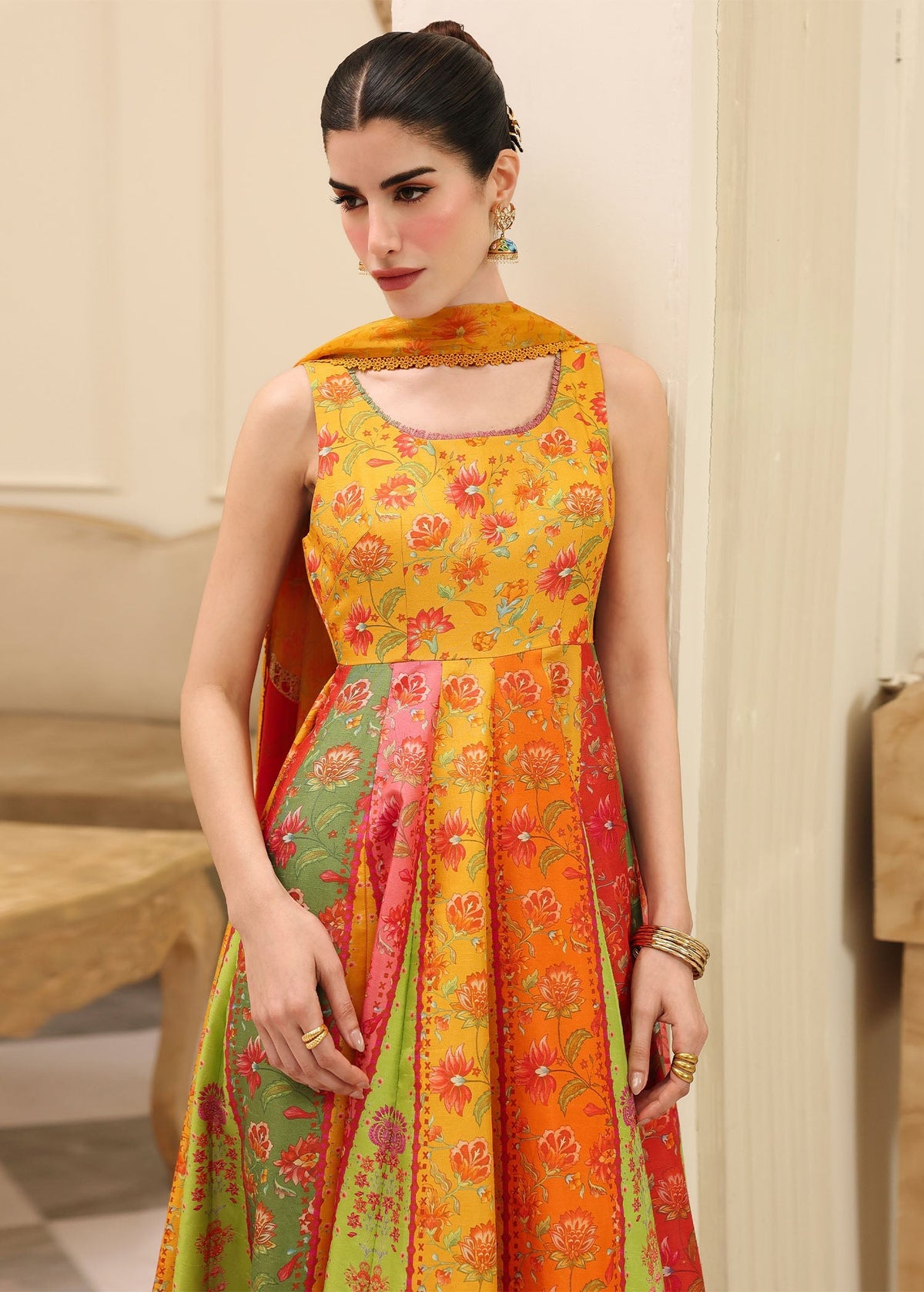 Kanwal Malik | Sorelle Luxe Silk 26 | Inaya by Kanwal Malik - Designer Dress  - Type : Ladies Clothes - Available at Libayah - 100% Original 