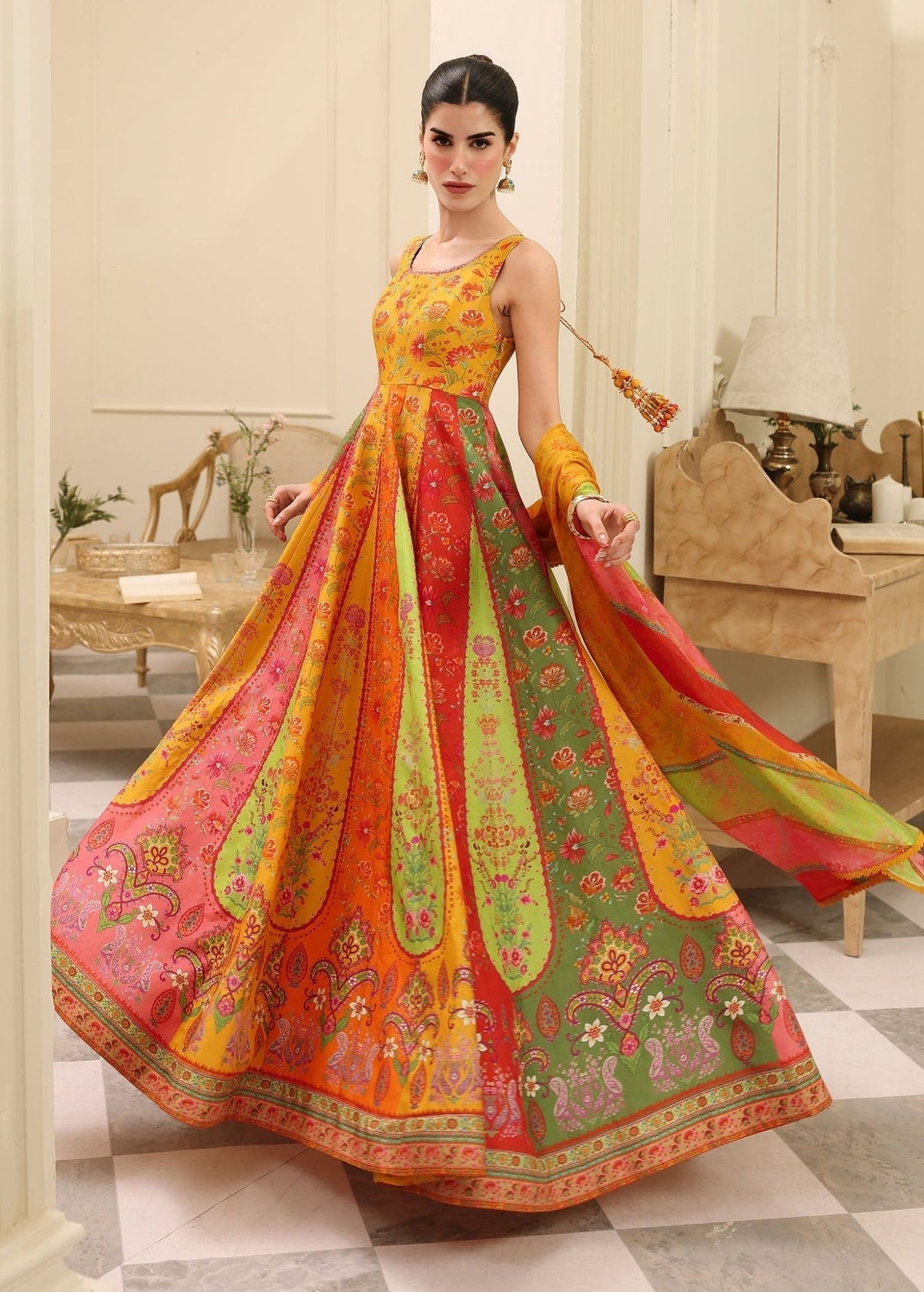 Kanwal Malik | Sorelle Luxe Silk 26 | Inaya by Kanwal Malik - Designer Dress  - Type : Ladies Clothes - Available at Libayah - 100% Original 