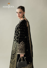 Asim Jofa | Makhmal Velvet 25 | AJULM-01 by Asim Jofa - Designer Dress  - Type : Ladies Clothes - Available at Libayah - 100% Original 