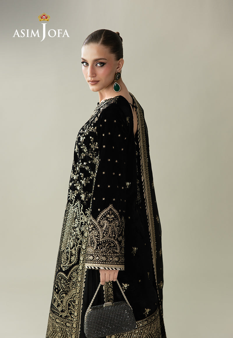 Asim Jofa | Makhmal Velvet 25 | AJULM-01 by Asim Jofa - Designer Dress  - Type : Ladies Clothes - Available at Libayah - 100% Original 