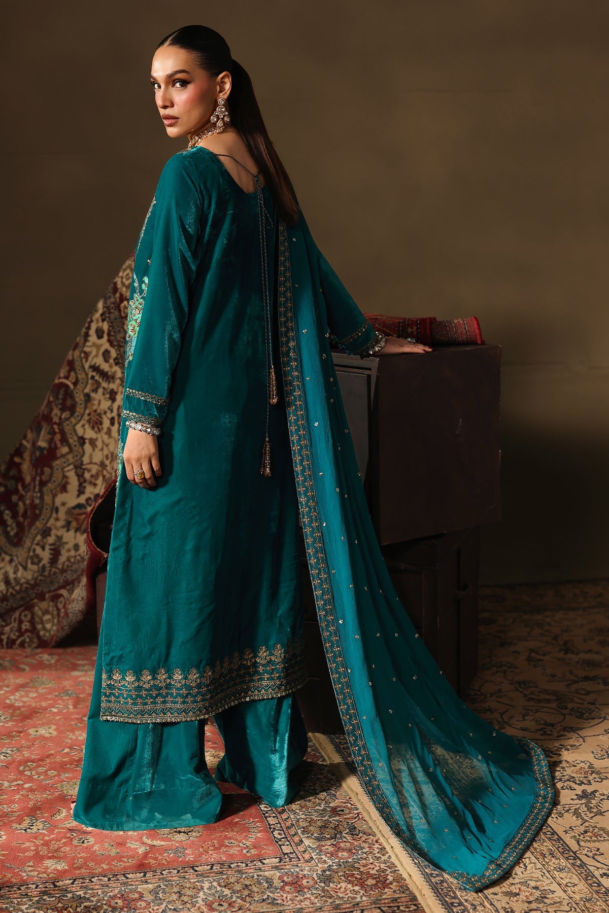 Charizma | Signora Velvet 25 | CVT5-07 by Charizma - Designer Dress  - Type : Ladies Clothes - Available at Libayah - 100% Original 